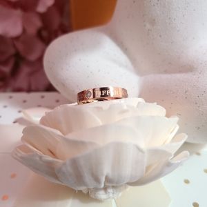 Rose gold ring